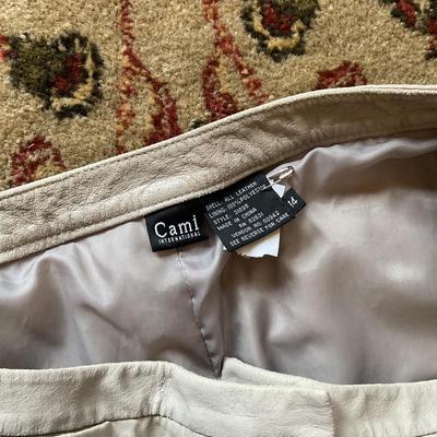 Vintage Tan suede lady’s trousers