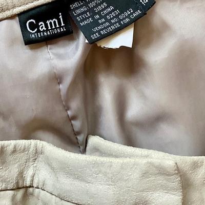 Vintage Tan suede lady’s trousers