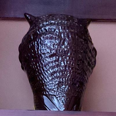Vintage owl lantern, votive candle holder