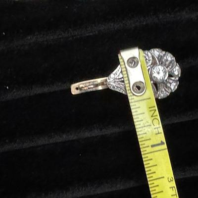 14K Hanging Diamond Earrings