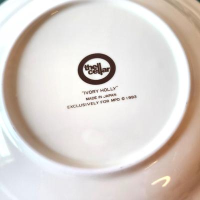 Lot #26 Macy's "Holly Ivy" Soup Bowls - 3 boxes of 4 - discontinued