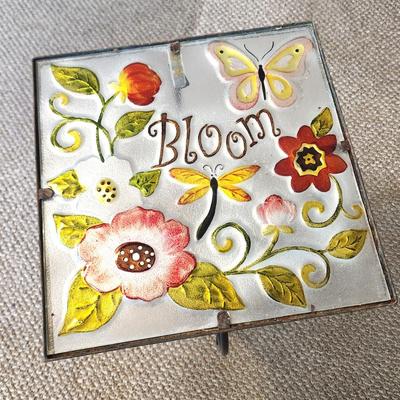Lot #27 Sweet Molded Glass outdoor table - "Bloom"