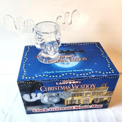 Lot #29 National Lampoon's Christmas Vacation - Clark Griswold Moose Mug - Lot of 2