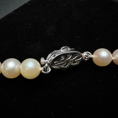 Vintage Pearl Earrings & Necklace