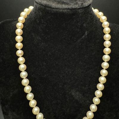 Vintage Pearl Earrings & Necklace