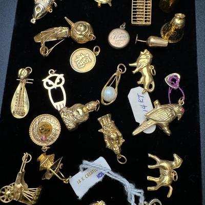 Gold Charms