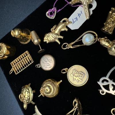 Gold Charms