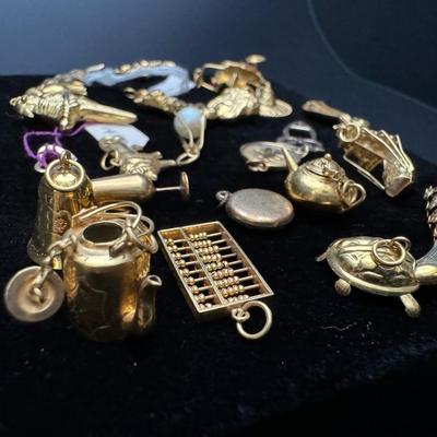Gold Charms
