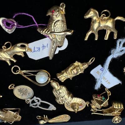 Gold Charms
