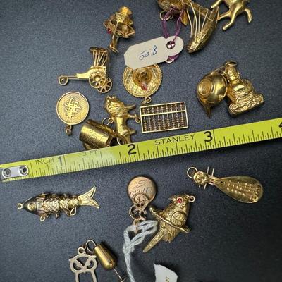 Gold Charms