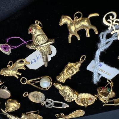 Gold Charms