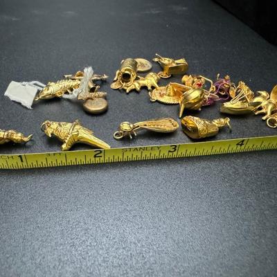 Gold Charms