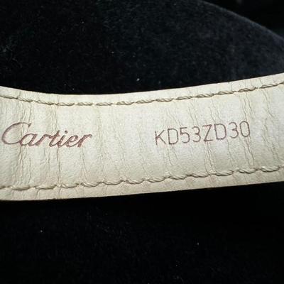 Cartier Paris Watch Argent 925 Plaque OR G 20M Swiss