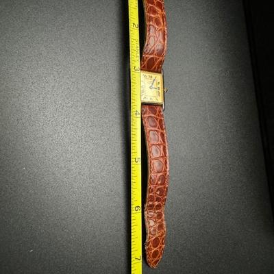 Cartier Paris Watch Argent 925 Plaque OR G 20M Swiss