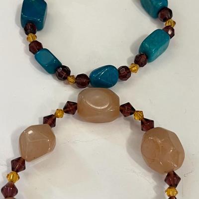 Vintage Bakelite Style Necklaces & Stretch Bracelets