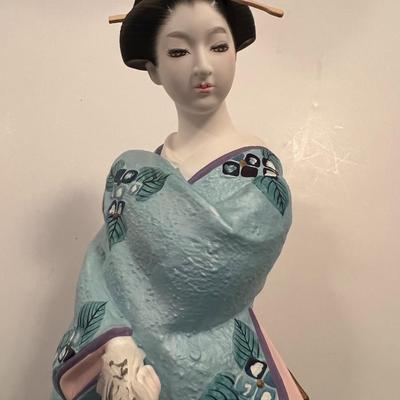 Vintage Japanese Hakata Ceramic Doll