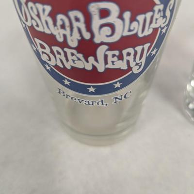 Oskar Blues Brewery Pint Glasses Brevard NC