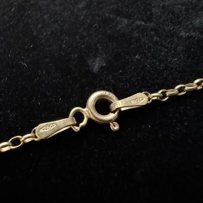 14K Gold Bracelet & 18K Gold Chain Necklace