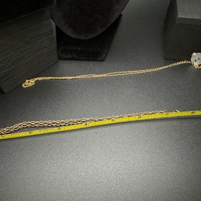 14K Gold Bracelet & 18K Gold Chain Necklace