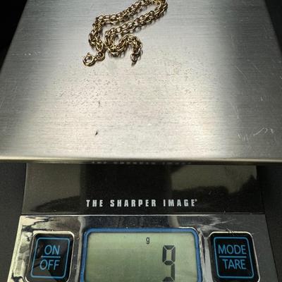 14K Gold Bracelet & 18K Gold Chain Necklace