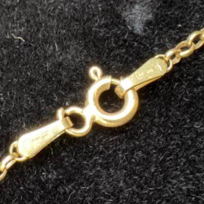 14K Gold Bracelet & 18K Gold Chain Necklace