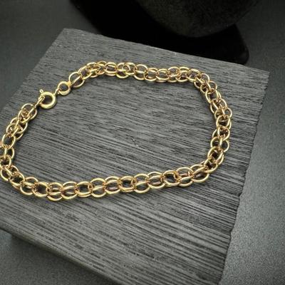 14K Gold Bracelet & 18K Gold Chain Necklace