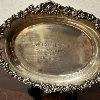 Antique Black, Starr & Frost sterling silver 1905 chartered gun club award
