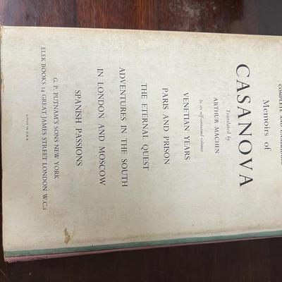 the memoirs of casanova vintage book set