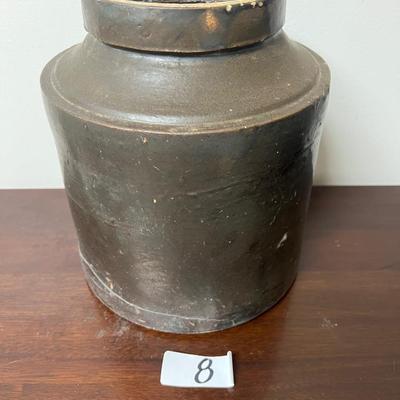 Antique pottery crock