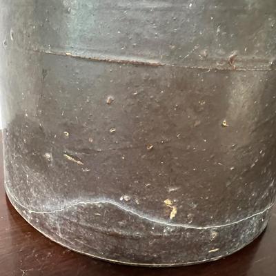 Antique pottery crock