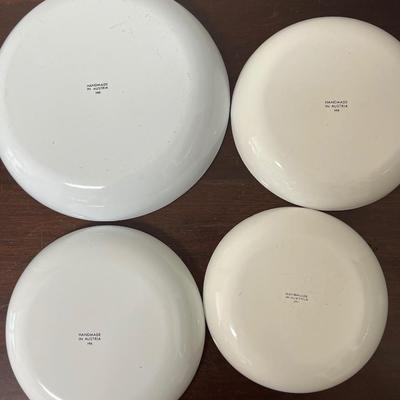 enameled tin bowl set austria