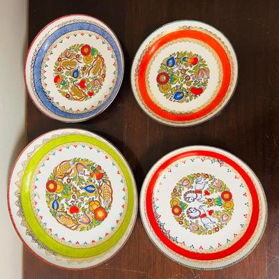 enameled tin bowl set austria