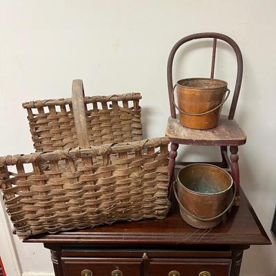 primitive antique lot
