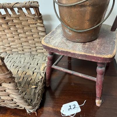 primitive antique lot