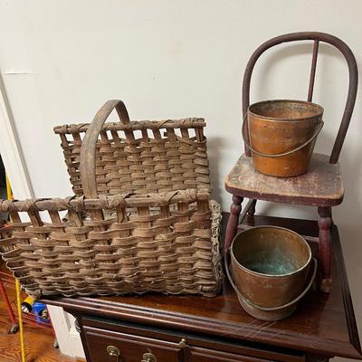 primitive antique lot