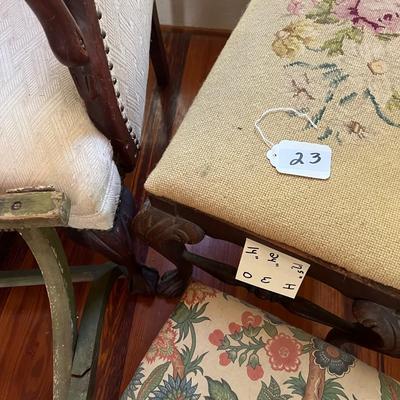 antique stool,chair lot