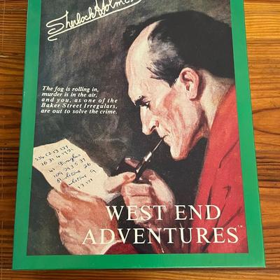 vintage sherlock holmes consulting detective game, book lot
