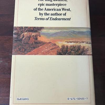 first edition lonesome dove by larry mcmurtry book