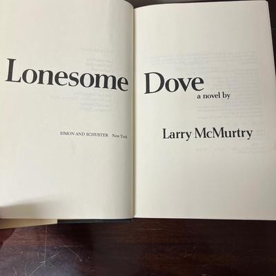 first edition lonesome dove by larry mcmurtry book