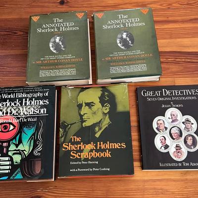 sherlock holmes book lot, 5 books