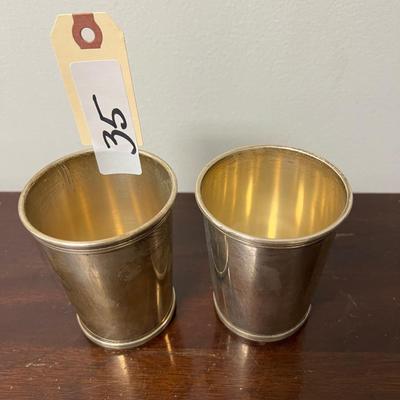 international sterling silver mint julep cup lot