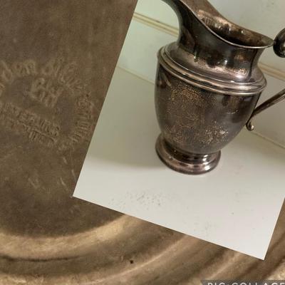 preisner sterling silver tea-water pitcher