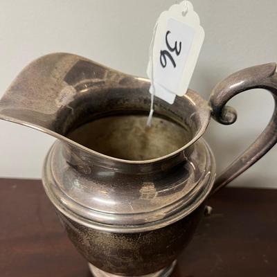 preisner sterling silver tea-water pitcher