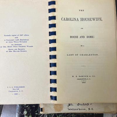 vintage carolina cookbook lot