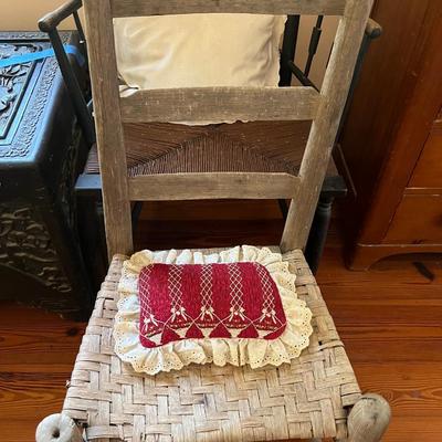 antique chair lot