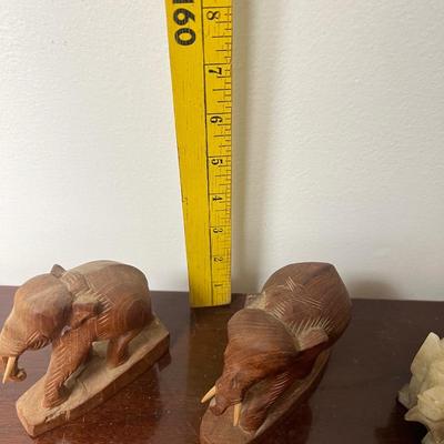 Trinket Box & Animal Figurine Lot