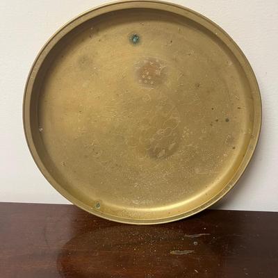 USMC award tray brass