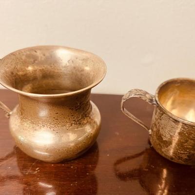 Sterling silver baby cup lot