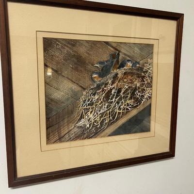 freda porter bird painting (move over)