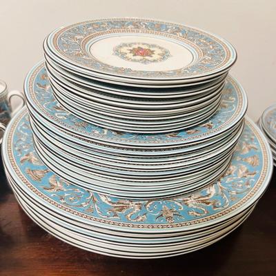 wedgewood florentine turquoise china lot